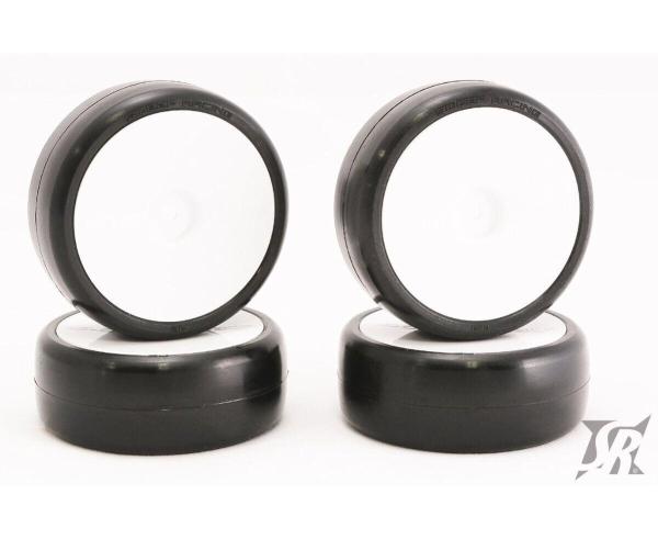 Sweep D-R3 Highend compound Pre-glued TC Rubber tires (D-36deg | EXP-SX Inserts | 4pcs)